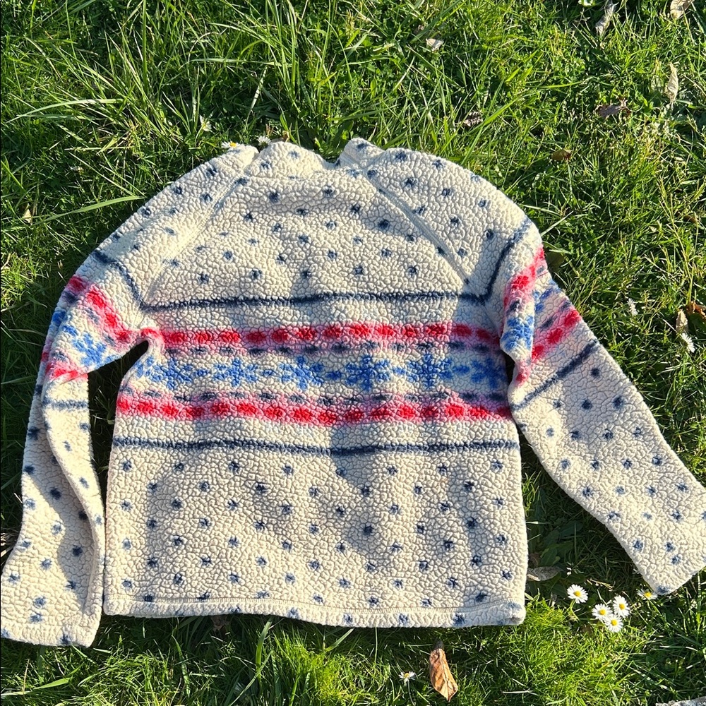 St. John's Bay Sherpa Snowflake Sweater